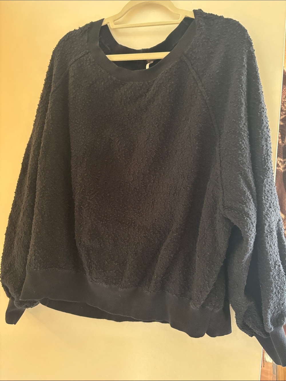 FREE PEOPLE SWEATER NUBBY🖤🦆